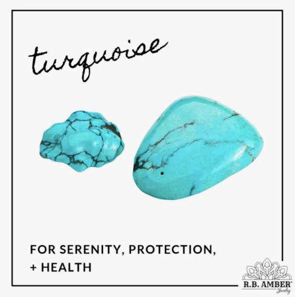 Pet | Turquoise + Cognac Amber Collar