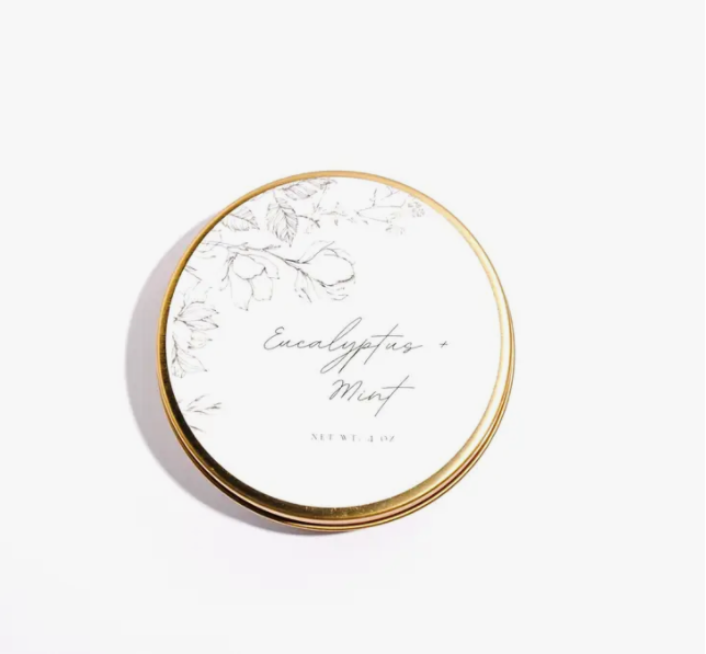 Golden Travel Mini Candle