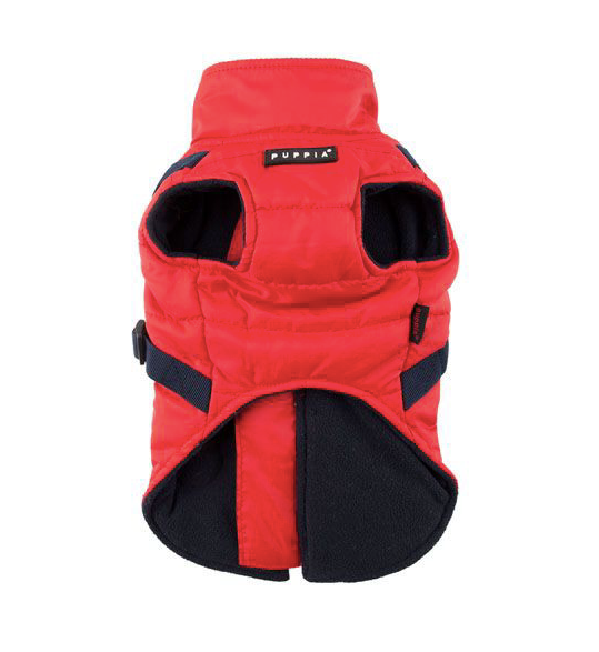 Puppia Winter Dog Coat with Integrated Harness