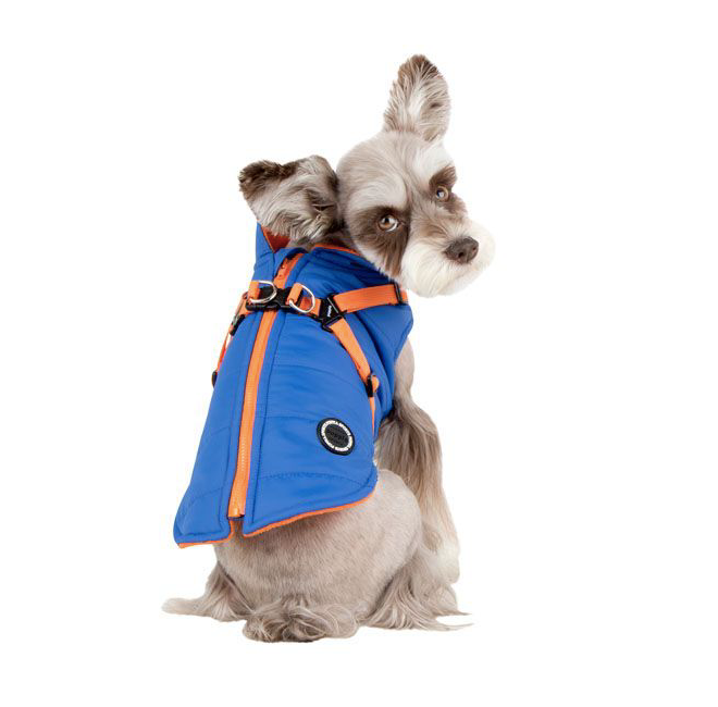 Puppia Winter Dog Coat with Integrated Harness