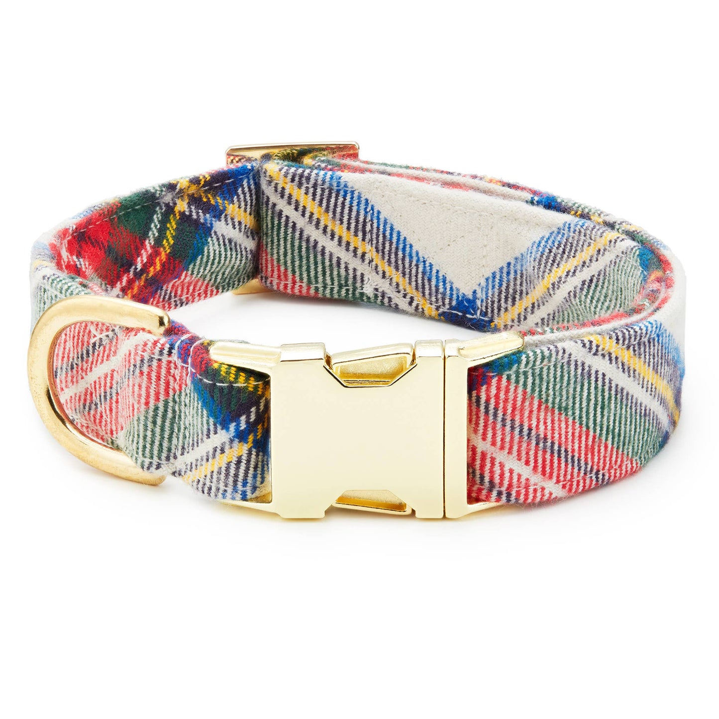 Regent Plaid Flannel Holiday Dog Collar