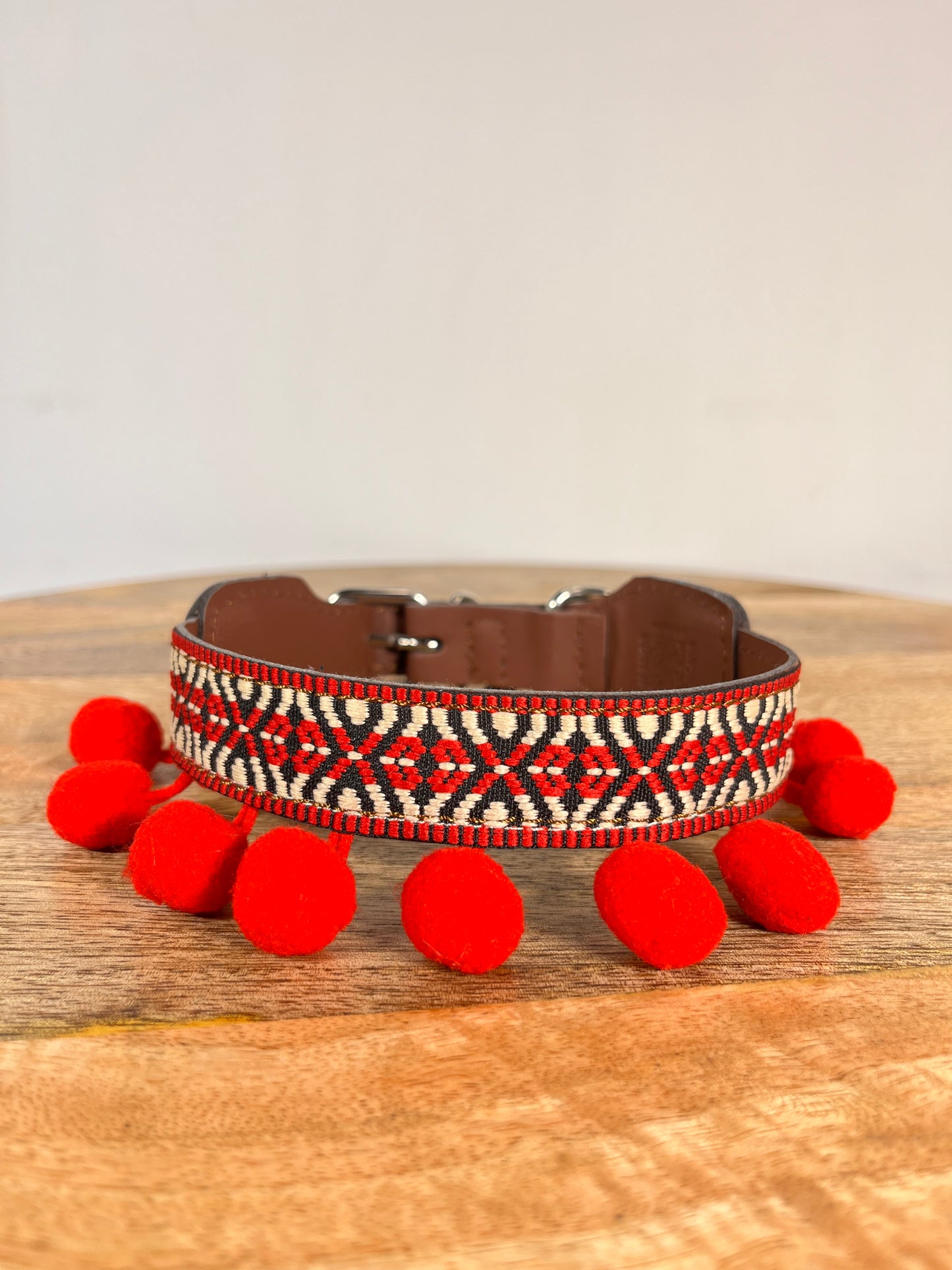 Pom Pom Handmade Unique Dog Collars