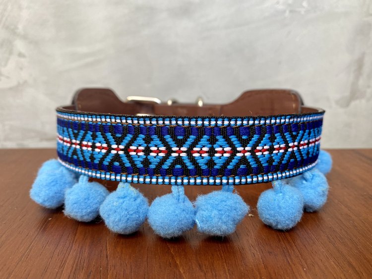 Pom Pom Handmade Unique Dog Collars