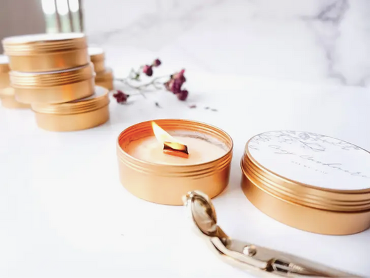 Golden Travel Mini Candle