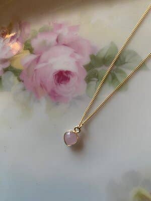 Bezel Necklace - Mini Gemstone